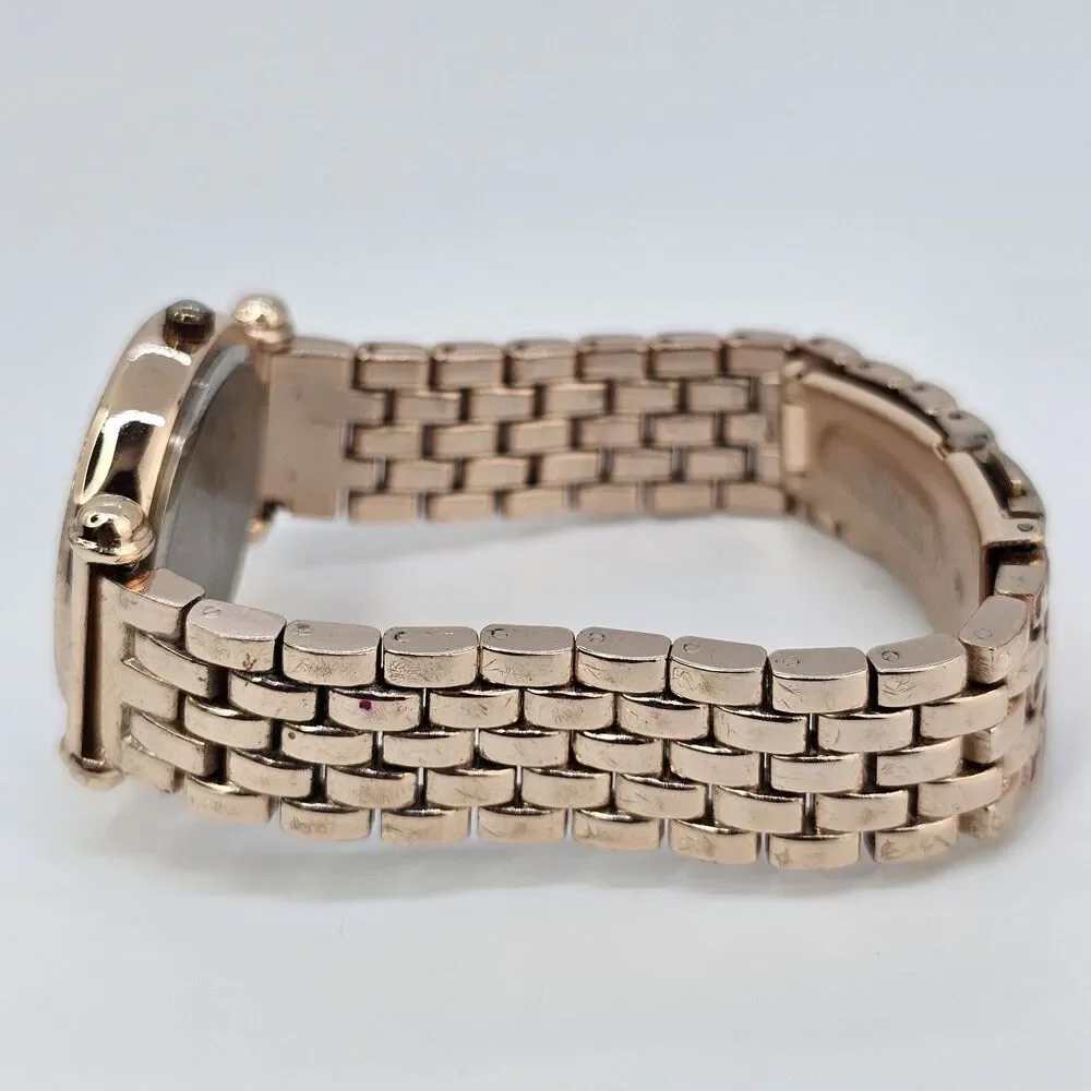 Folio Women's Watch 33MM White Dial Gold Bracelet Band ‎ 7